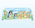 Bluey Theme Cake Table Cover - showcase