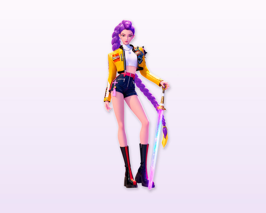K-Pop Demon Hunters Theme Cutout KPD-03 - showcase