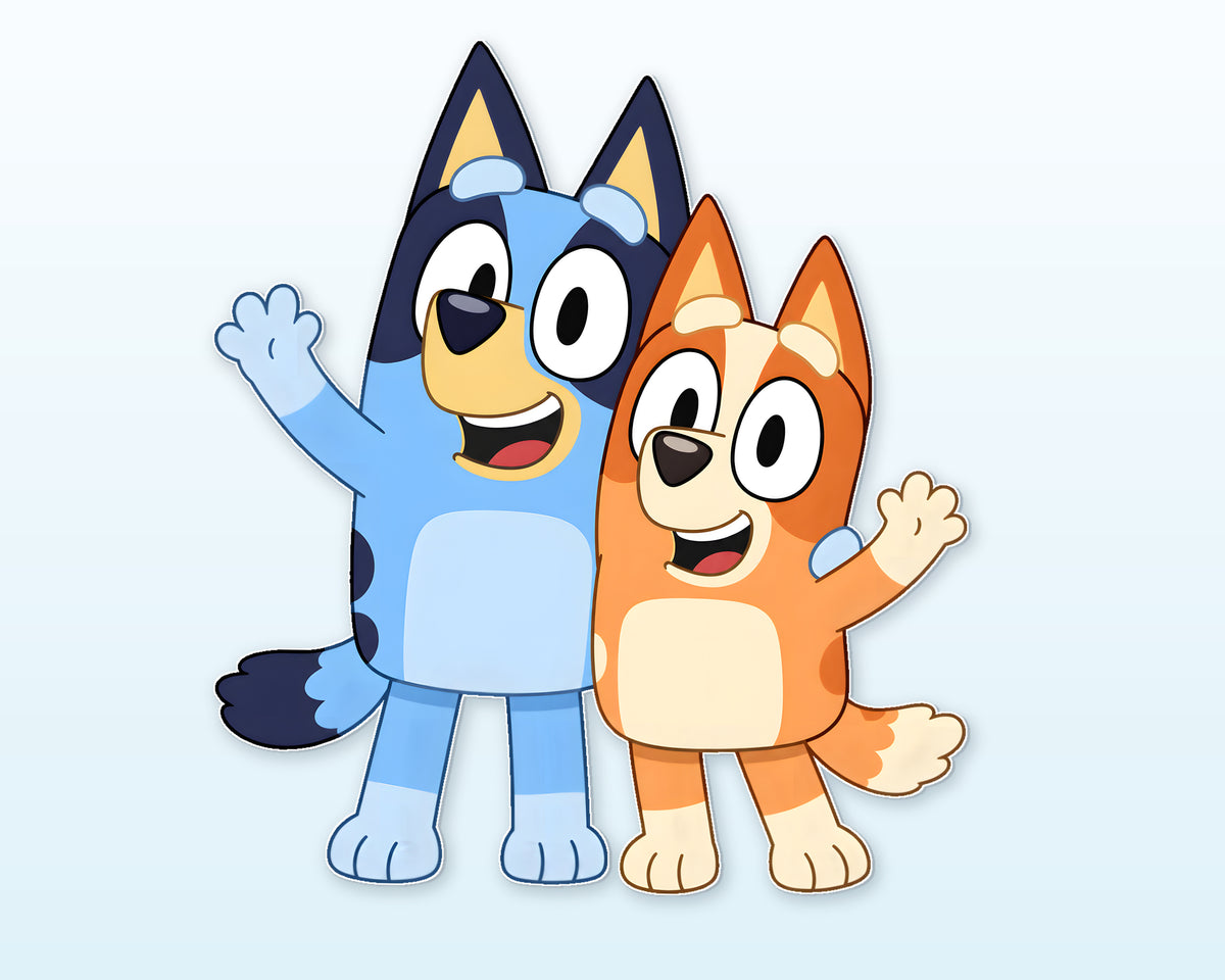 Bluey Theme Cutout BLY-02 - showcase