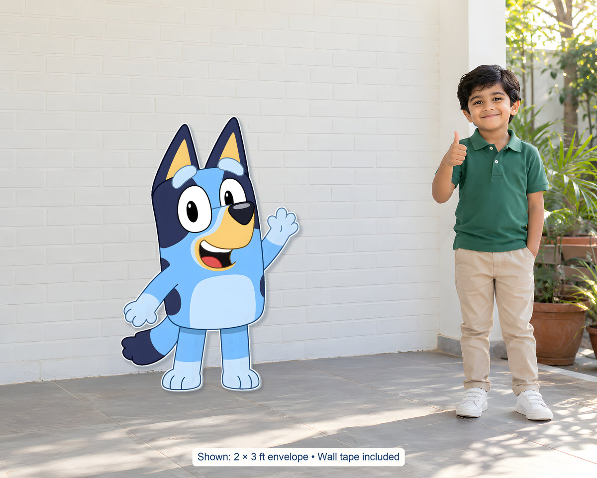 Bluey Theme Cutout BLY-08 - in use
