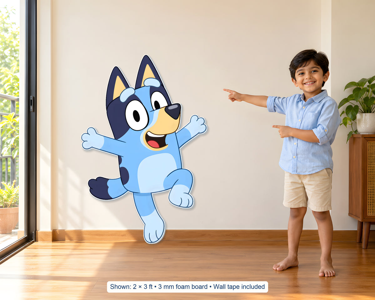Bluey Theme Cutout BLY-01 - in use