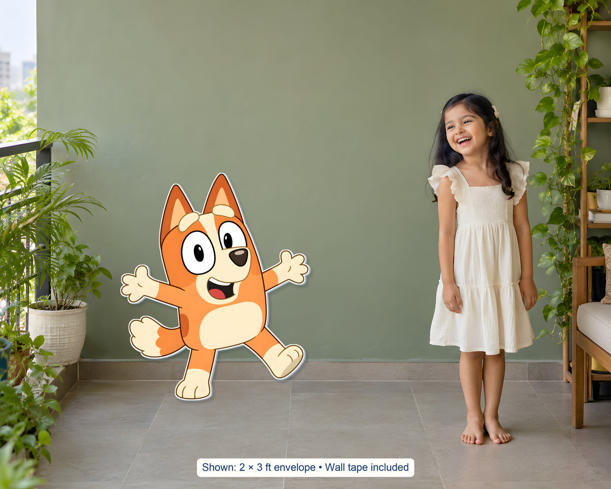 Bluey Theme Cutout BLY-03 - in use
