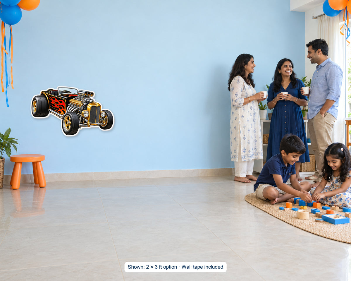 Hot Wheels Theme Cutout HWL-11 - in use