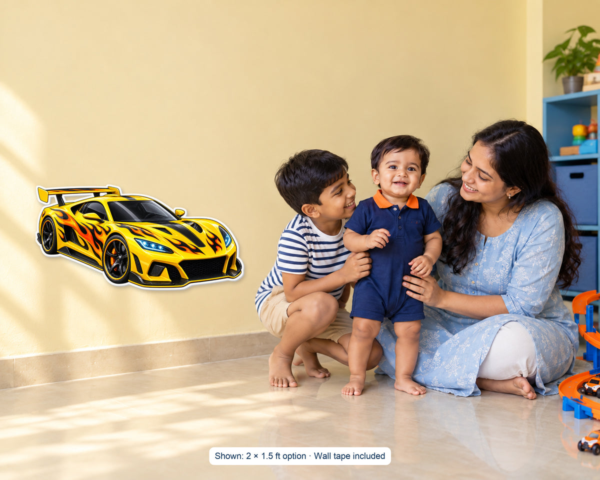 Hot Wheels Theme Cutout HWL-04 - in use