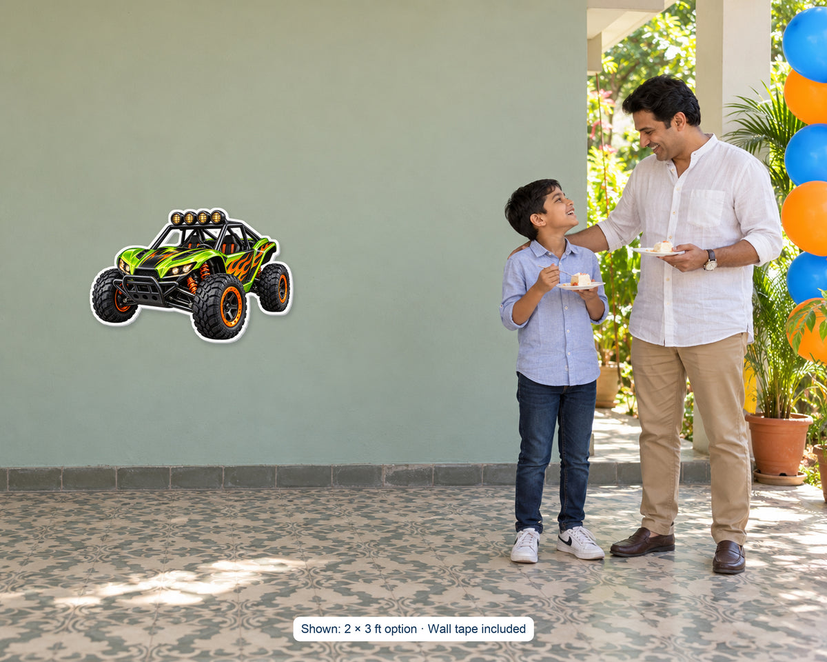 Hot Wheels Theme Cutout HWL-12 - in use