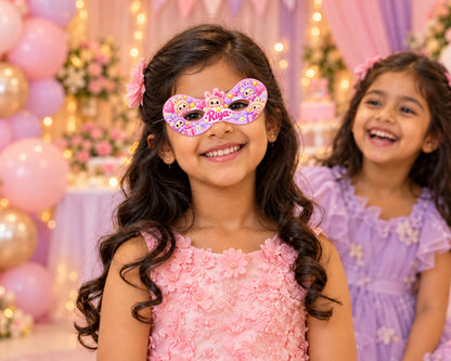Labubu Theme Personalized Eye Mask - in use