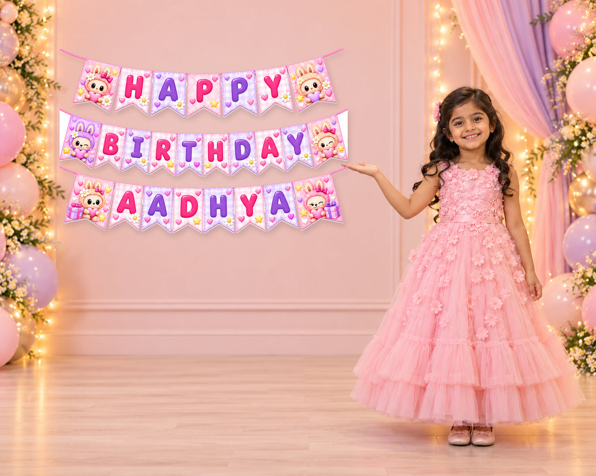 Labubu Theme Personalized Hanging - in use