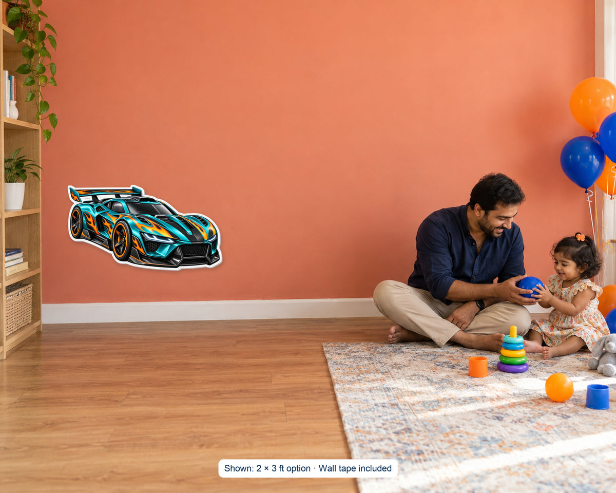 Hot Wheels Theme Cutout HWL-05 - in use