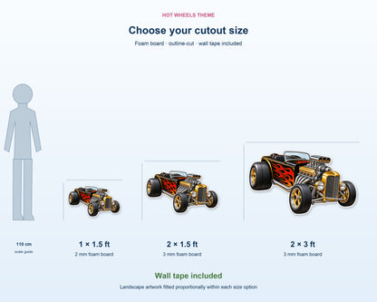 Hot Wheels Theme Cutout HWL-11 - product details