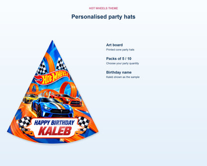 Hot Wheels Theme Personalized Hat - product details