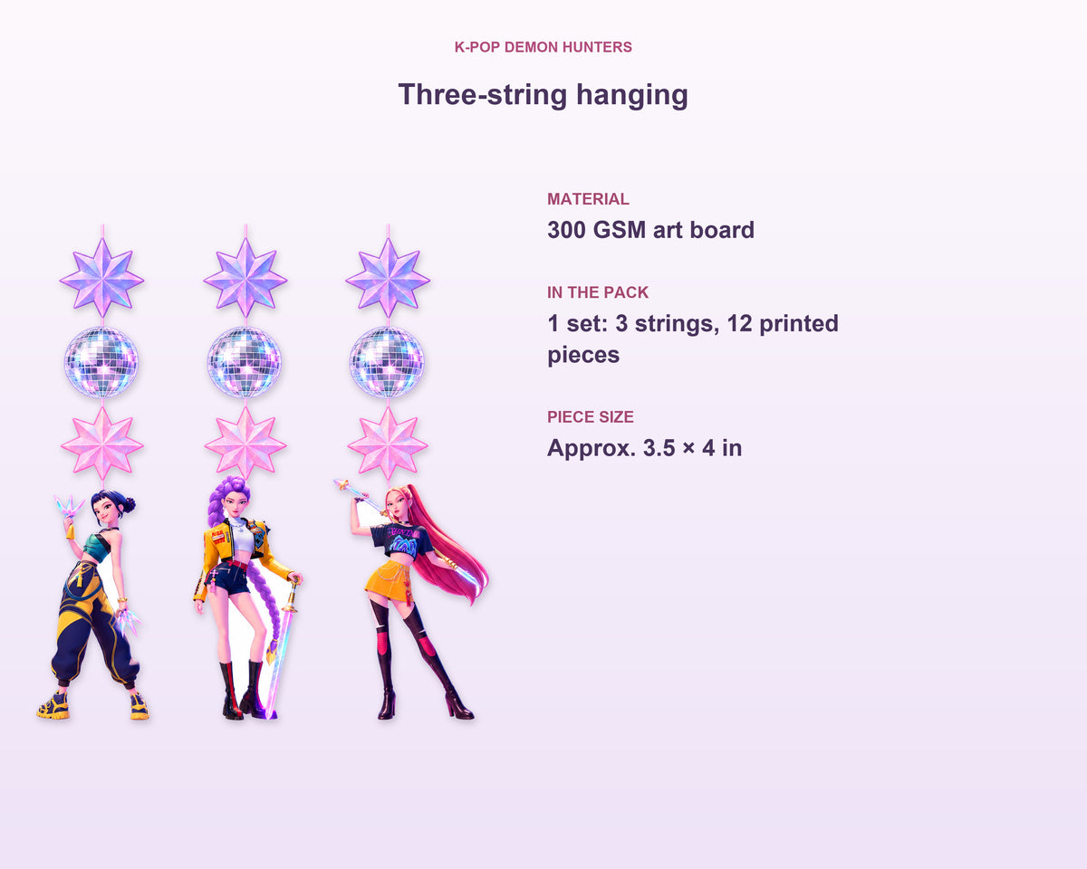 K-Pop Demon Hunters Theme Dangler - product details
