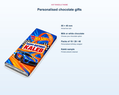 Hot Wheels Theme Home Made Chocolate Return Gifts - product details