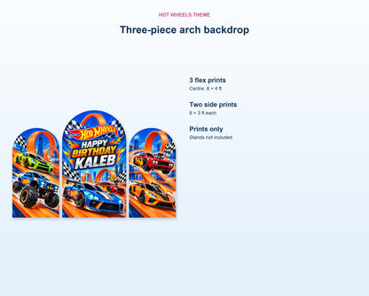 Hot Wheels Theme Arch Backdrop - product details