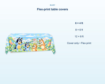 Bluey Theme Cake Table Cover - product details