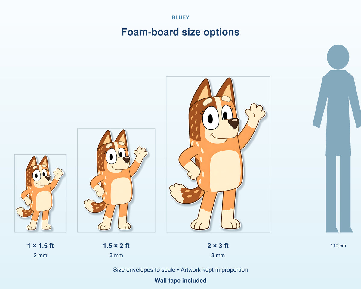 Bluey Theme Cutout BLY-06 - product details