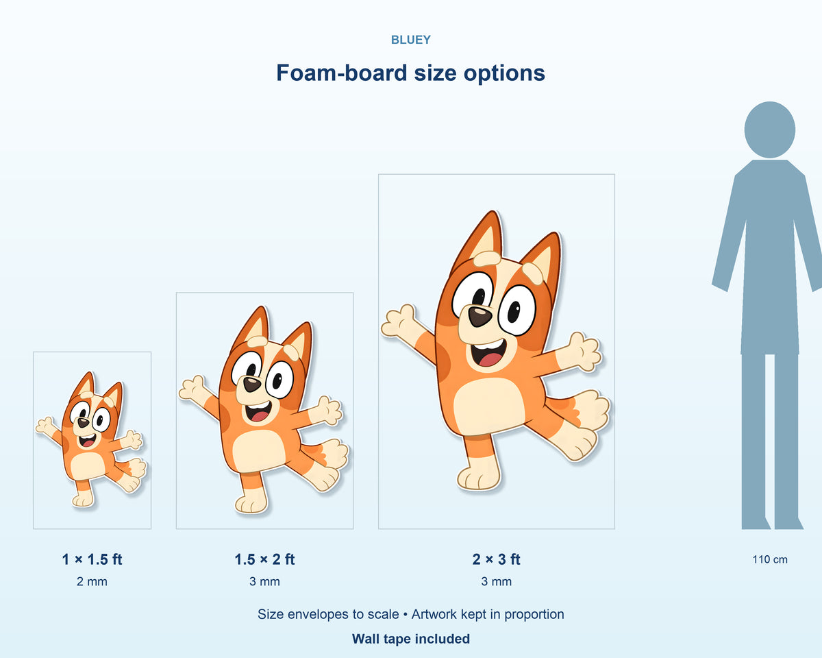Bluey Theme Cutout BLY-07 - product details