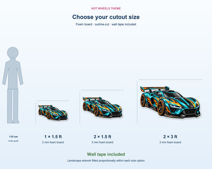 Hot Wheels Theme Cutout HWL-05 - product details