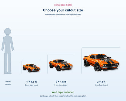 Hot Wheels Theme Cutout HWL-10 - product details