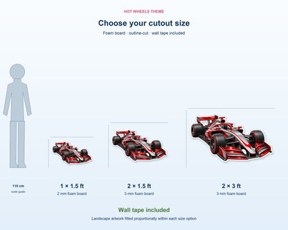 Hot Wheels Theme Cutout HWL-07 - product details