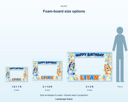 Bluey Theme Personalized Photobooth - product details