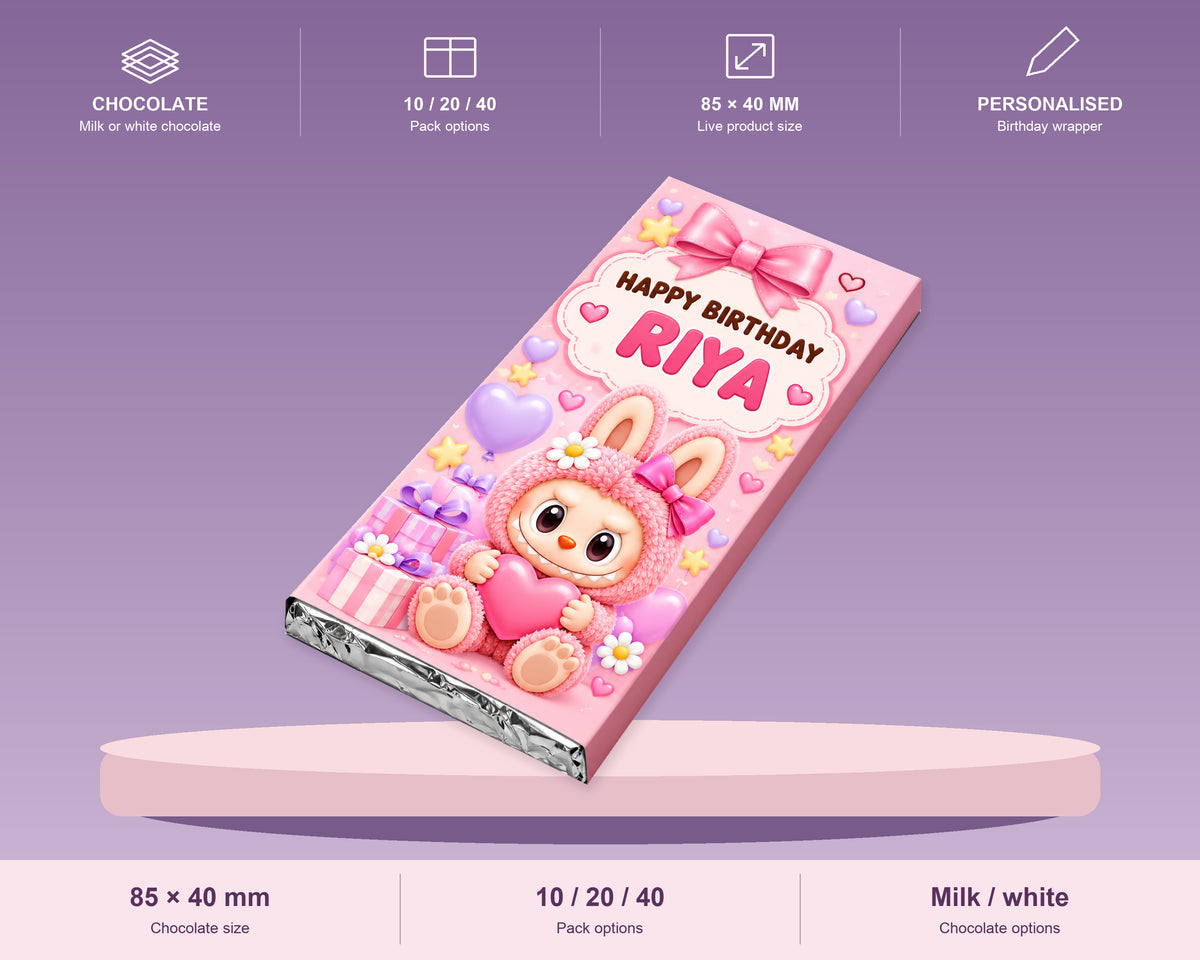 Labubu Theme Home Made Chocolate Return Gifts - product details