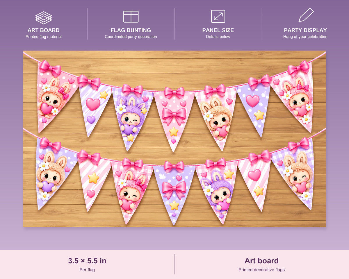 Labubu Theme Flag Hanging - product details