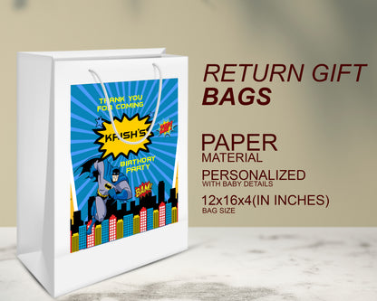 Batman Theme Oversized Return Gift Bag - image 3 of 5 | Party Supplies India