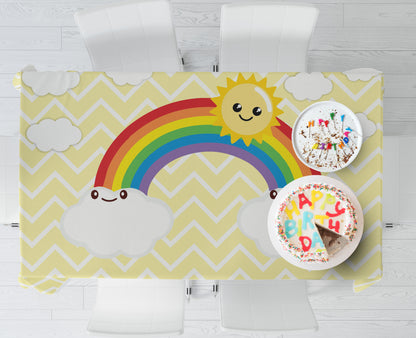 Sunshine Boy Theme Cake Tablecover