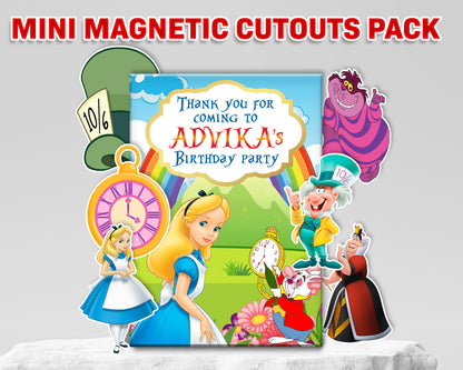 PSI Alice in Wonderland theme Mini Magnetic Return Gift Pack