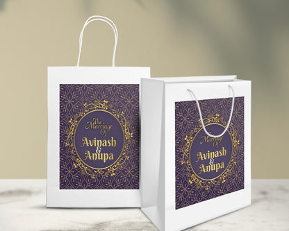 Wedding Theme Personalized Oversized Return Gift Bag - image 5 of 5 | Party Supplies India