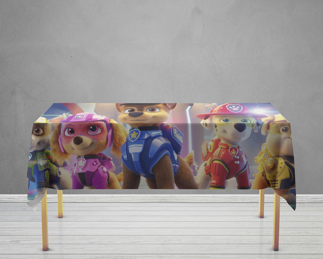 Paw Patrol theme Cake Tablecover