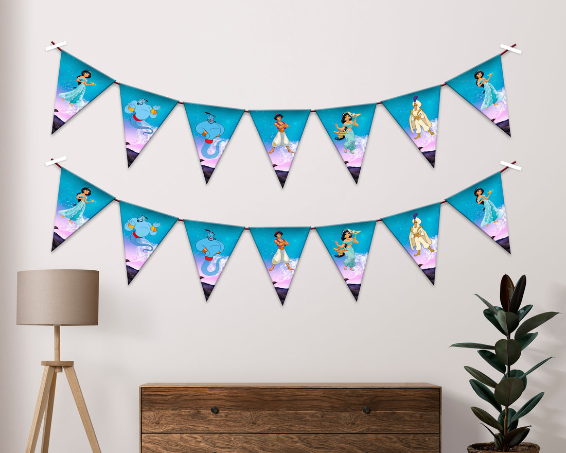 Aladdin Theme Flag Bunting