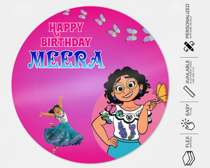 Encanto Theme Customized Backdrop