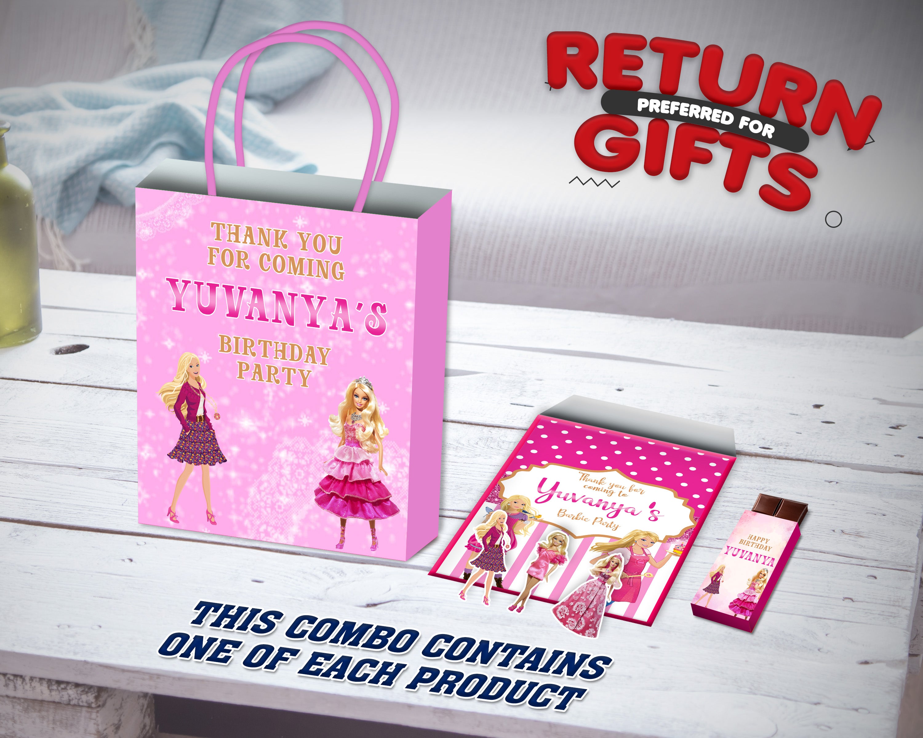 PSI Barbie Theme Return Gift Combo