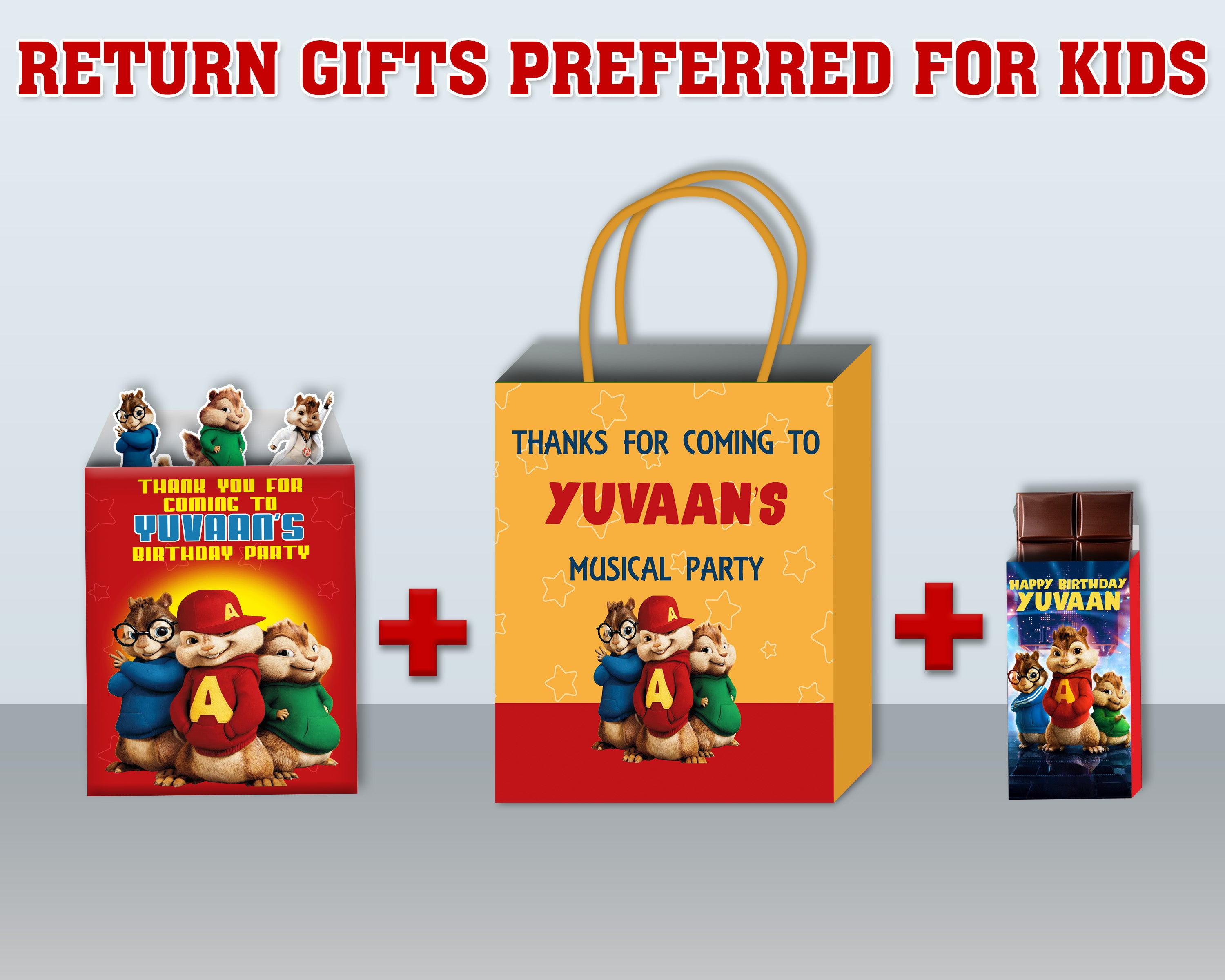 Alvin the Chipmunks Theme Return Gift Combo