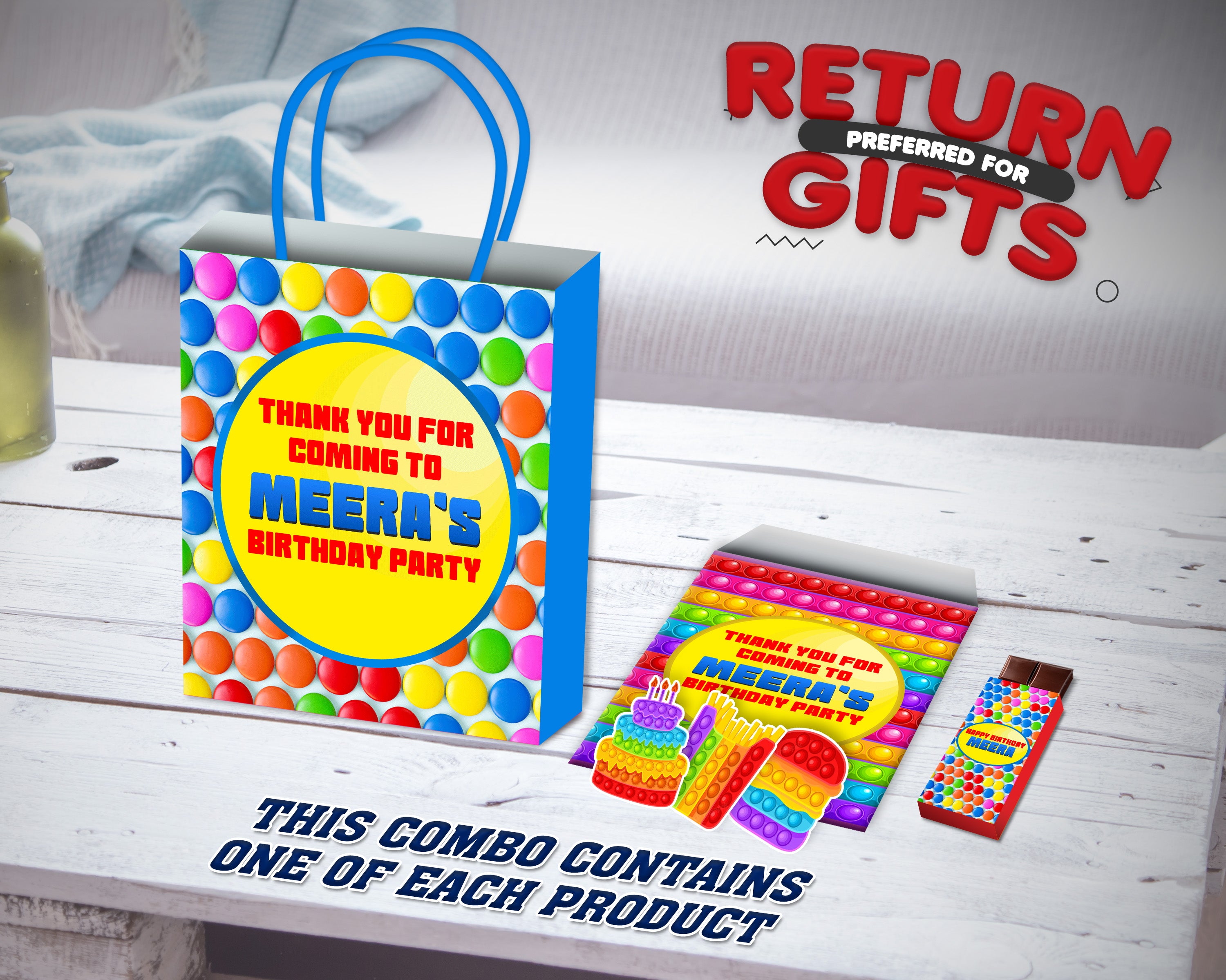 Pop It Theme Return Gift Combo