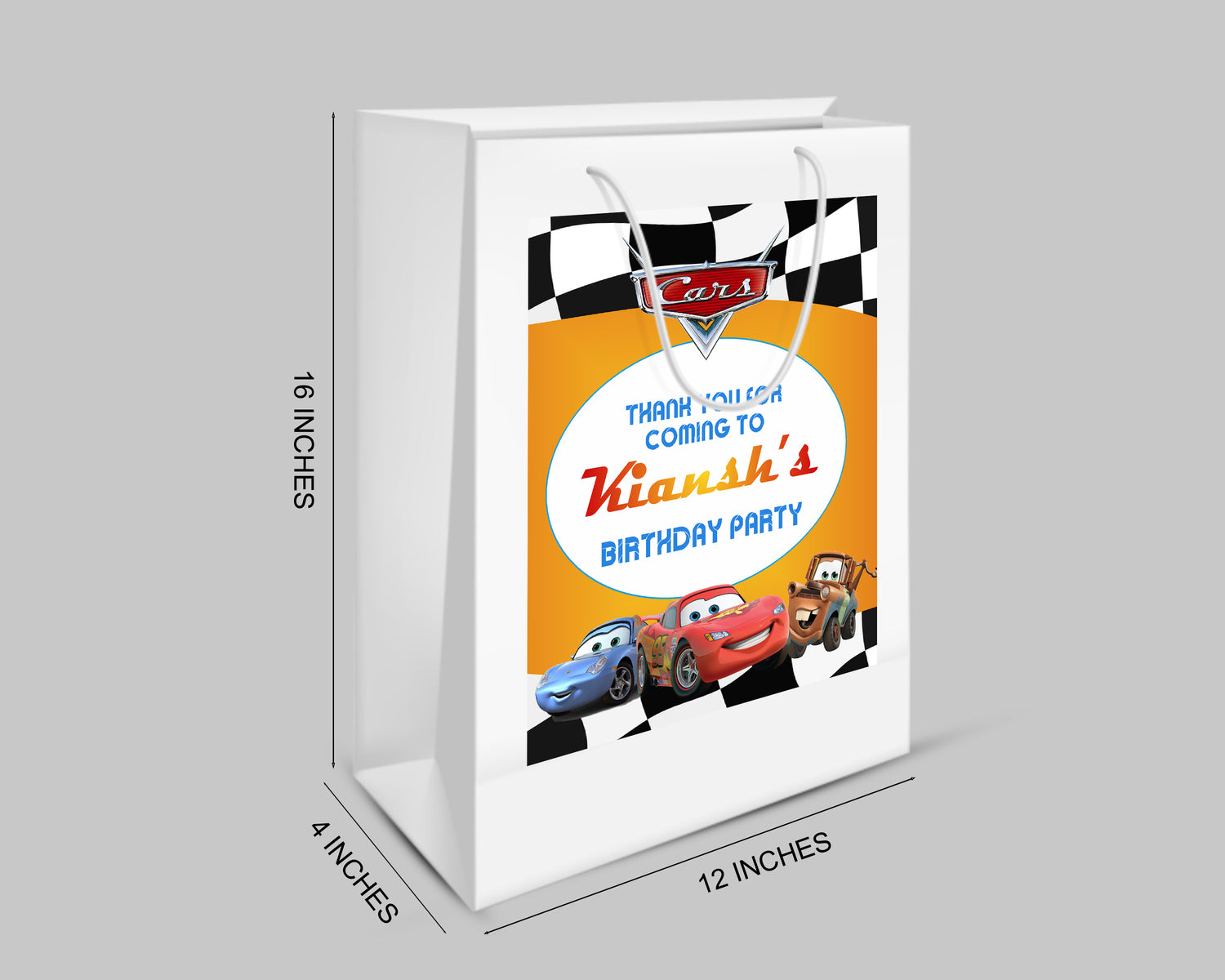 Car Theme Oversized Return Gift Bag - image 2 of 5 | Party Supplies India