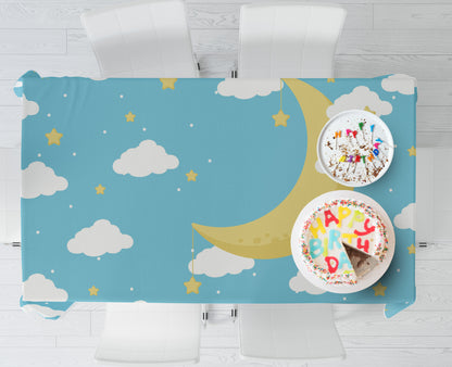 Twinkle Twinkle Little Star Theme Cake Tablecover