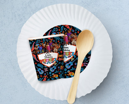 Coco Theme Party Cups and Plates Combo