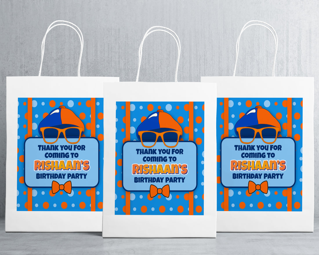 Blippi Theme Oversized Return Gift Bag