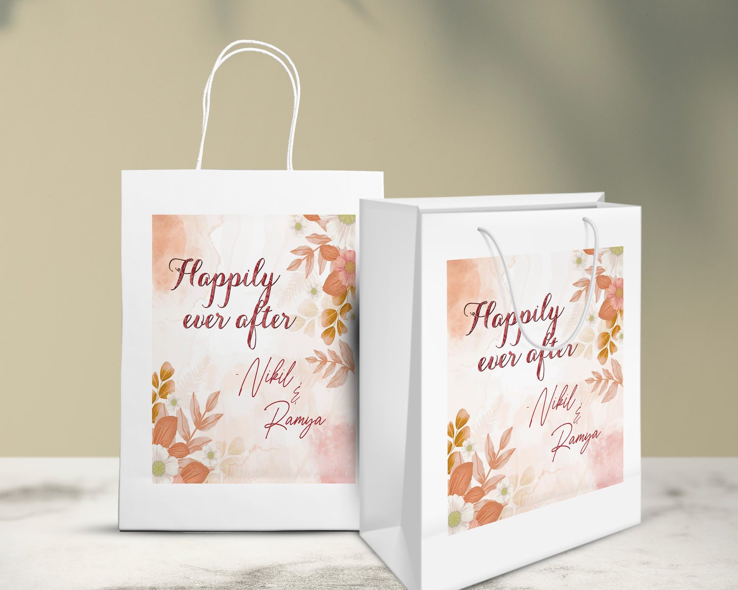 Wedding Theme Customized Oversized Return Gift Bag - image 4 of 5 | Party Supplies India