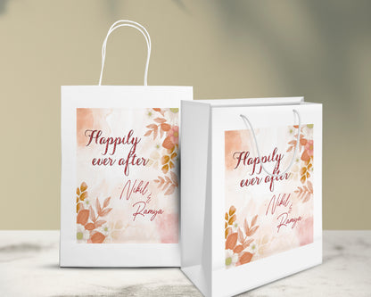 Wedding Theme Customized Oversized Return Gift Bag - image 4 of 5 | Party Supplies India
