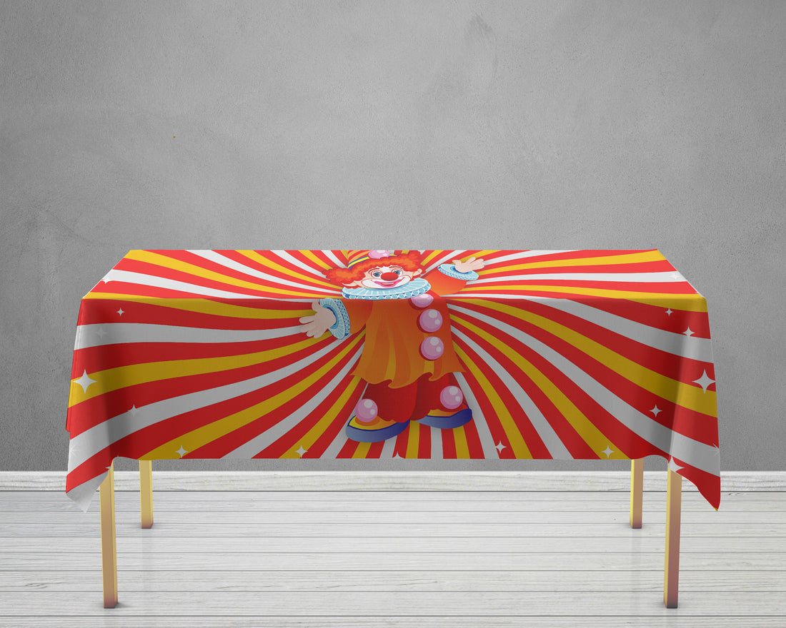PSI Circus Theme Cake Tablecover