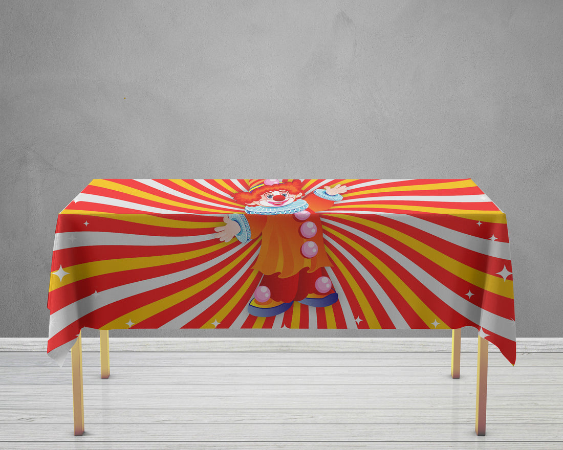 Circus Theme Cake Tablecover