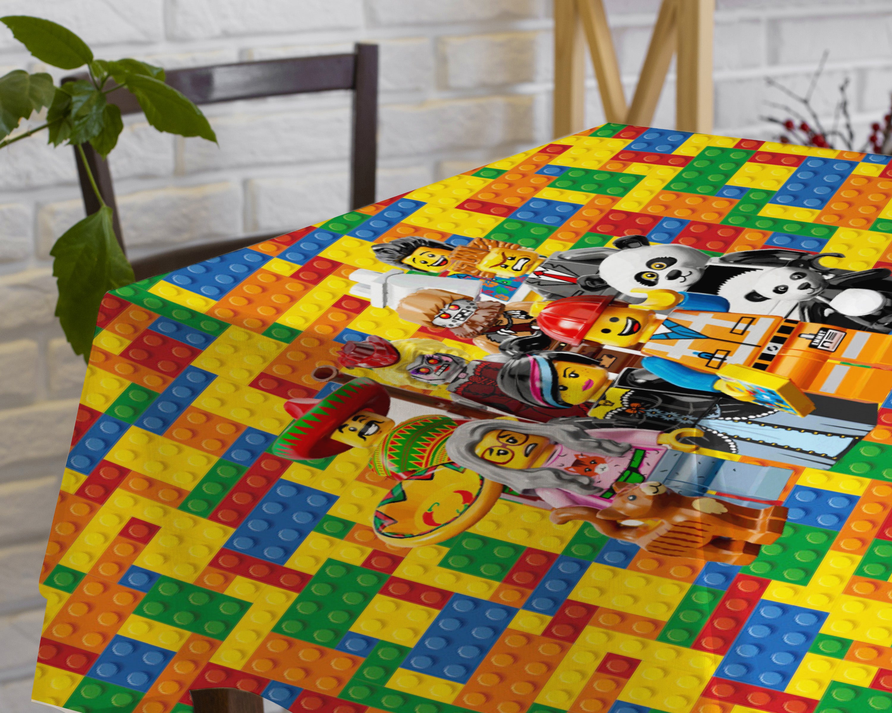 Lego Theme Cake Tablecover