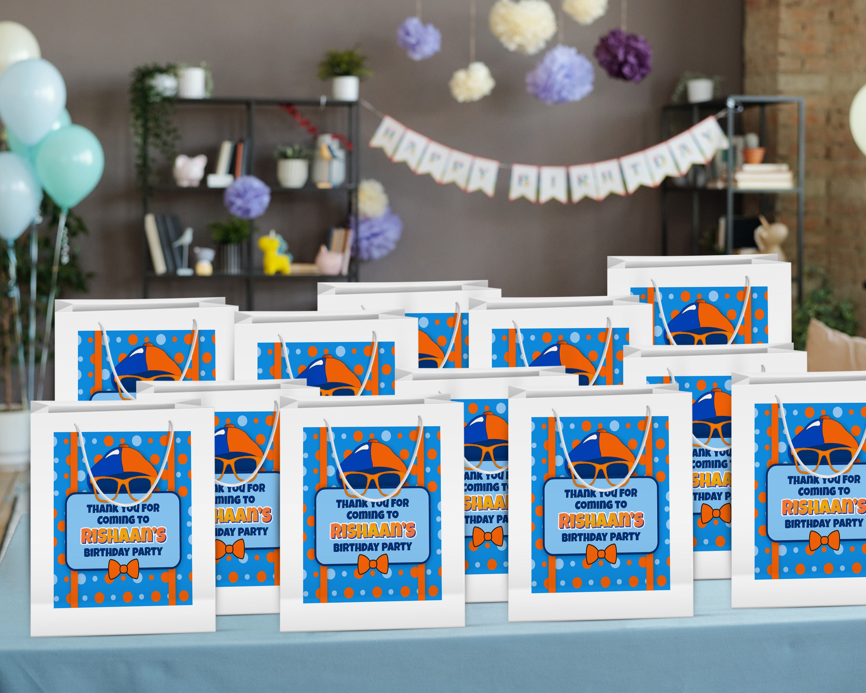 Blippi Theme Oversized Return Gift Bag - image 4 of 5 | Party Supplies India