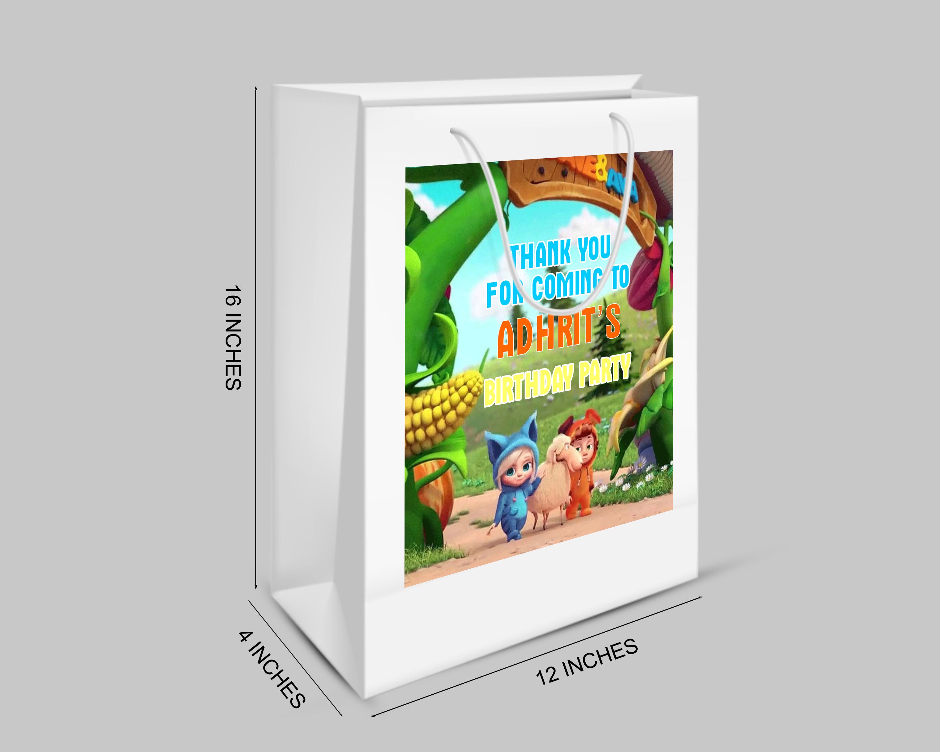 Dave And Ava Theme Oversized Return Gift Bag - image 2 of 5 | Party Supplies India
