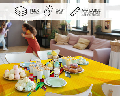 Nerf Theme Cake Tablecover