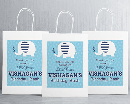 Blue Elpehant Theme Oversized Return Gift Bag - image 1 of 5 | Party Supplies India