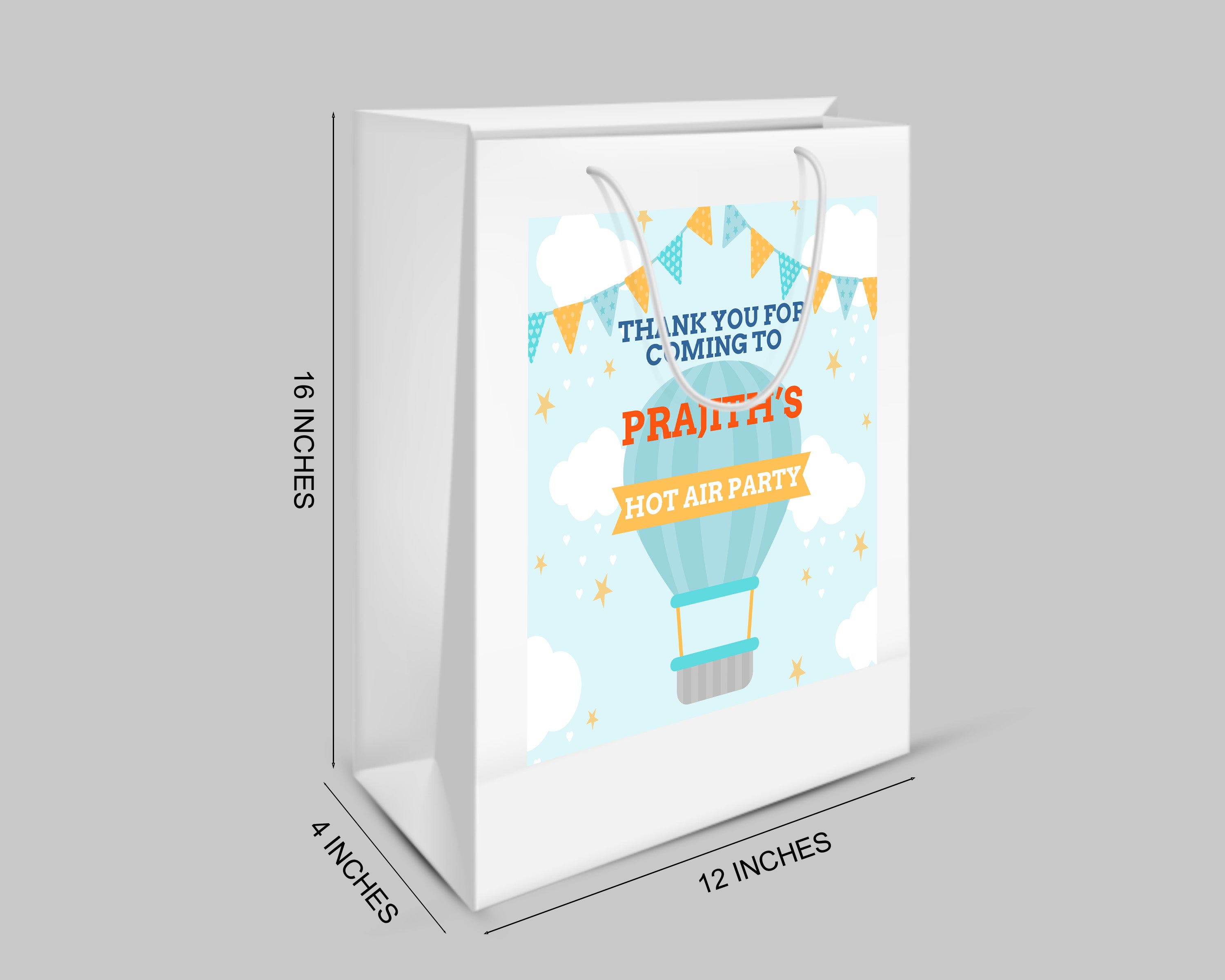 Hot Air Boy theme Oversized Return Gift Bag - image 2 of 5 | Party Supplies India